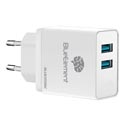 Cargador Usb Pared Bluestork 2ptos 3.1a | Quonty.com | WALL-31-U2-BE